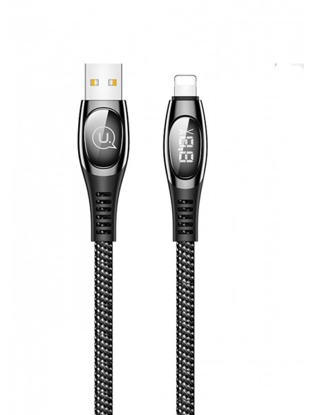 Кабель Lightning to USB Usams U36 1,2 метра Black (US-SJ368)