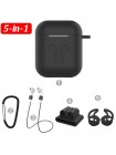 Чохол силіконовий DS Case для Apple AirPods/AirPods 2 Black (34353233)