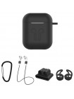 Чохол силіконовий DS Case для Apple AirPods/AirPods 2 Black (34353233)