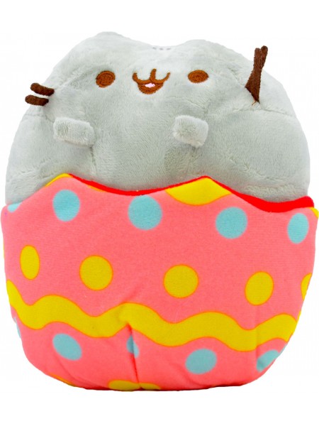 М'яка іграшка кіт у яйці VOLRO Pusheen cat Сірий (vol-648)