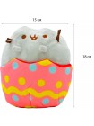М'яка іграшка кіт у яйці VOLRO Pusheen cat Сірий (vol-648)