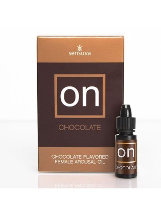 Збуджувальна олія зі смаком шоколаду Sensuva — ON Arousal Oil for Her Chocolate 5 мл (SO3166)