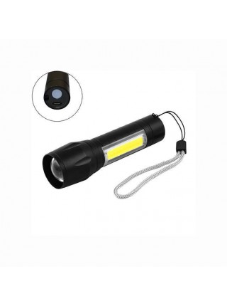 Компактний потужний акумуляторний LED-ліхтарик OOOPS USB COP BL-511 158000 W світлодіодний з фокусуванням