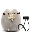 Набір М'яка іграшка кіт з морозивом Pusheen cat Сірий + подарунок (vol-1044)