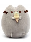 Набір М'яка іграшка кіт з морозивом Pusheen cat Сірий + подарунок (vol-1044)