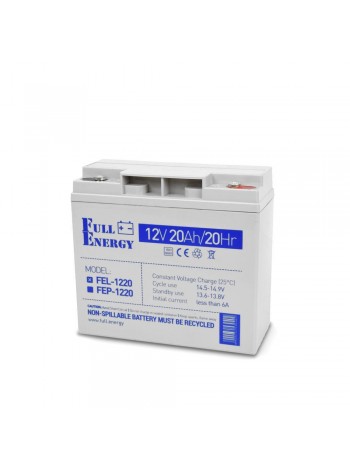 Акумуляторна батарея GEL Full Energy FEL-1220 12 V 20 Ah