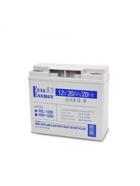 Акумуляторна батарея GEL Full Energy FEL-1220 12 V 20 Ah