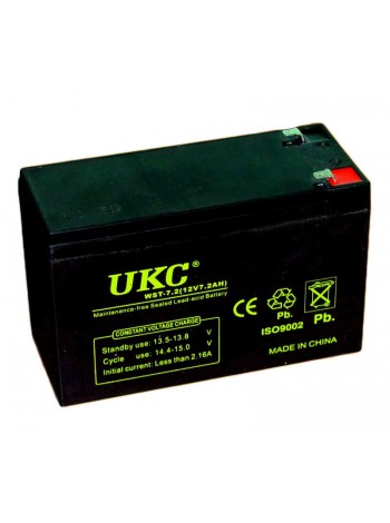 Аккумулятор UKC 12V 7.2Ah WST-7.2 RC201502