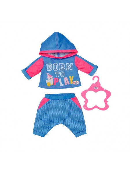 Одяг для ляльки Спортивний костюм blue BABY born DD657357