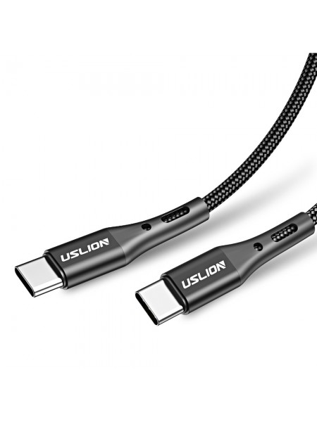 Кабель USB Type-C — USB Type-C (1m) 60 W PD Fast Charging дата-дрот швидкого заряджання передавання даних для
