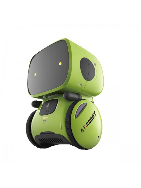 Робот інтерактивний із голосовим керуванням зелений AT-Robot DD655798