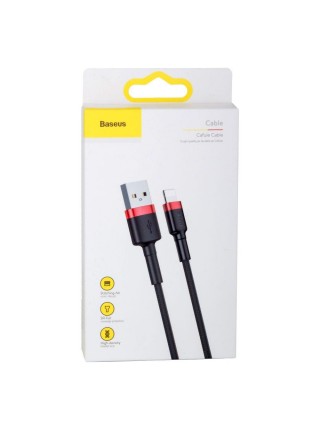 Кабель USB Baseus CALKLF-R USB to Lightning 2A 3m Червоно-Чорний