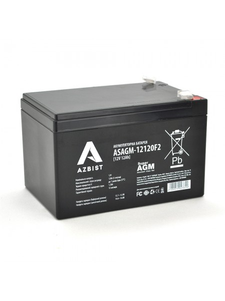 Акумуляторна батарея AZBIST Super AGM ASAGM-12120F2 12 V 12 Ah
