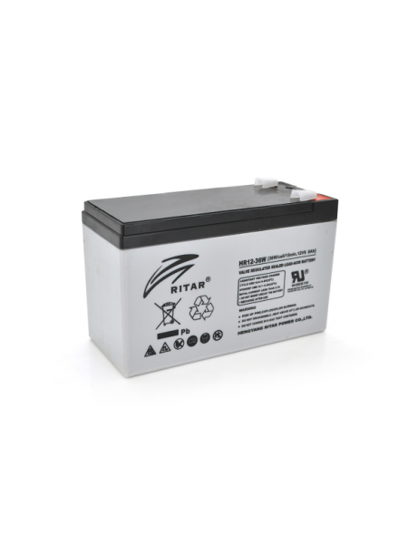 Акумуляторна батарея AGM Ritar HR1236W 12 V 9.0 Ah