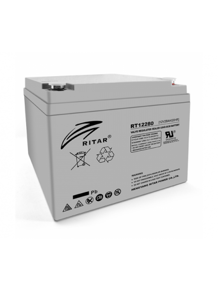Акумуляторна батарея AGM Ritar RT12280 12 V 28 Ah