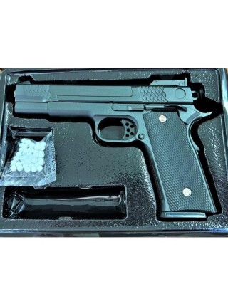 Іграшковий пістолет на кульках "Браунінг Browning HP" Galaxy G20 метал чорний
