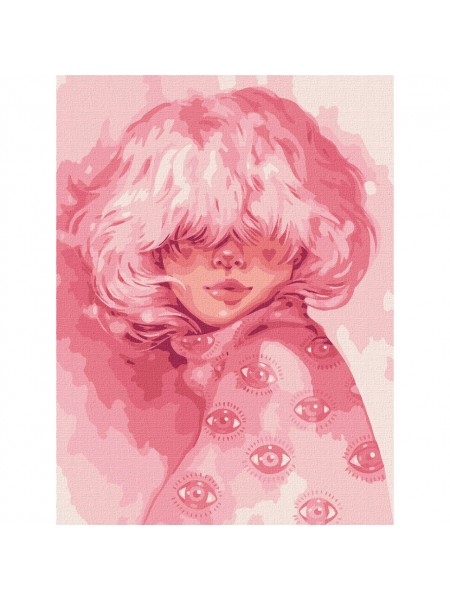 Картини за номерами "Мої рожеві мрії" Ідейка KHO4940 30х40см