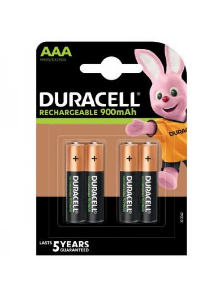 Акумулятори Duracell HR03 900mAh 4 шт (DRC-5007338)