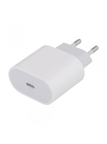 Мережевий зарядний пристрій Wuw iPhone 13 Pro Max PD 3.0 A 20 W USB-C Power Adapter USB-C to Lightning White