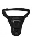 Сумка тактична на пояс і ногу AOKALI Outdoor A176 28х10х15 см Black (9895-45666)