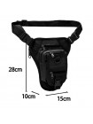 Сумка тактична на пояс і ногу AOKALI Outdoor A176 28х10х15 см Black (9895-45666)