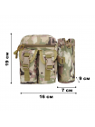 Сумка тактична на пояс AOKALI Outdoor A33 4L 19х16х9 см Камуфляж (5364-45676)