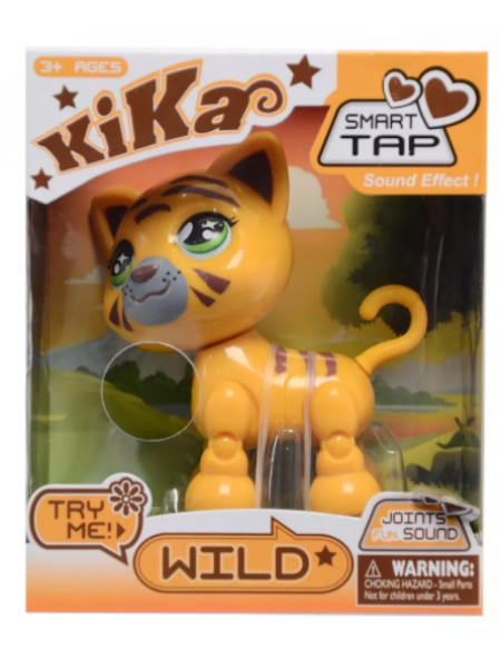 Інтерактивна іграшка KIKA Smart Tap Wild вихованець "Тигреня" Жовтий (SUN8570)