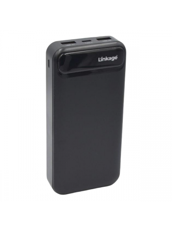 Зовнішній акумулятор Power Bank Linkage LKP-21 2xUSB LCD 10000 mAh Black (3_02406)