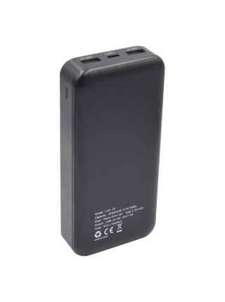 Зовнішній акумулятор Power Bank Linkage LKP-21 2xUSB LCD 10000 mAh Black (3_02406)