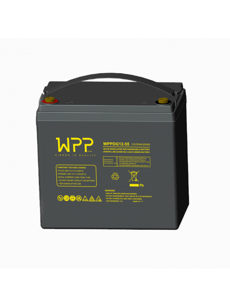 Акумулятор гелевий WPPower WPDG12-55 55 А·год ESTG