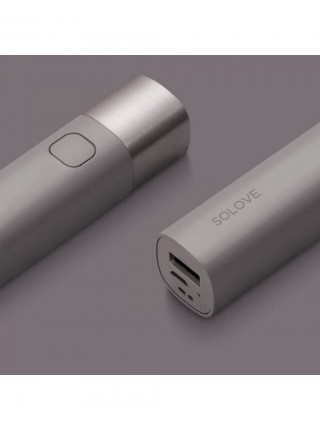 Фонарик Xiaomi Solove X3s Type-C Portable Flashlight Power Bank 3000 mAh Purple