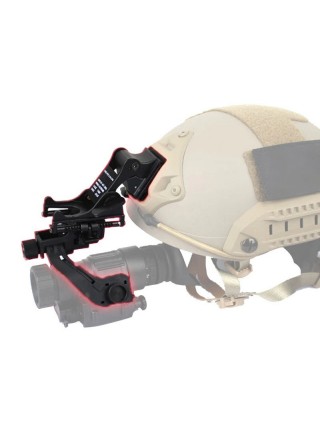 Комплект MICH NVG кріплення на шолом із підіймальним механізмом + пластиковий адаптер J-arm для монокуляра нічного