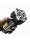 Ліхтар ручний Police X509/L-S03-4LED 3030+COB з/у USB-micro Чорний ABS пластик (X509)
