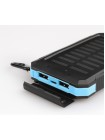 УМБ Power Bank Solar ES1600 ліхтарик + компас із сонячною панеллю 16000 mAh Вологозахищений (ES16000)