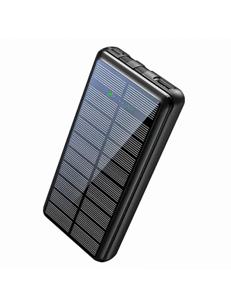 Повербанк Xionel YD-692S 20000 mA УМБ Power Bank Black із сонячною батареєю