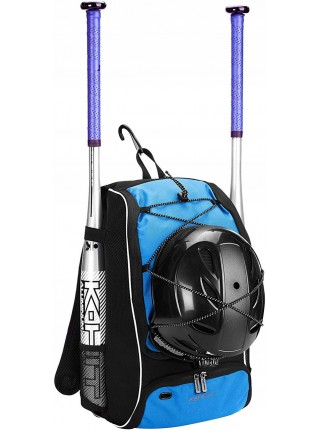 Спортивний рюкзак Amazon Basics 30х17х46 см Чорний із синім (68042 black blue)