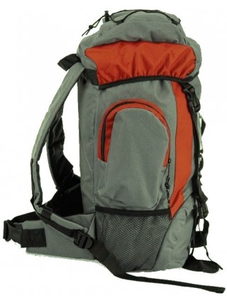 Похідний рюкзак Acamper 31х19х54 см Сірий з червоним (TRSO-14)