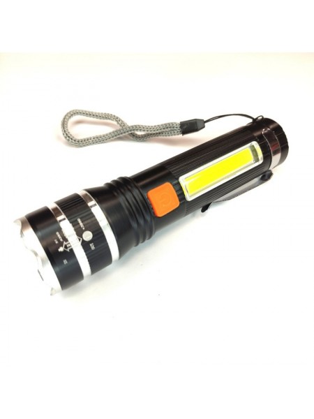 Акумуляторний ліхтар із бічним світлом X-Balog BL-511-P50+COB Чорний