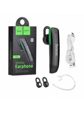 Бездротова гарнітура Hoco E1 wireless Bluetooth Earphone Чорна