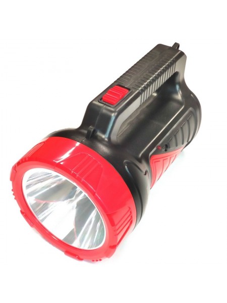 Світлодіодний ліхтар прожектор із бічним світлом Energy EN-976 Чорно-червоний