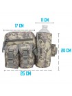 Сумка тактическая на пояс 4L AOKALI Outdoor A33 160 х 190 х 90 мм Camouflage ACU (5364-45675)