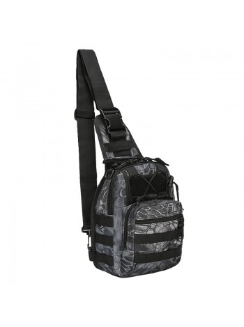 Рюкзак тактичний на одне плече Aokali Outdoor A14 20L Чорний (5368-57048)