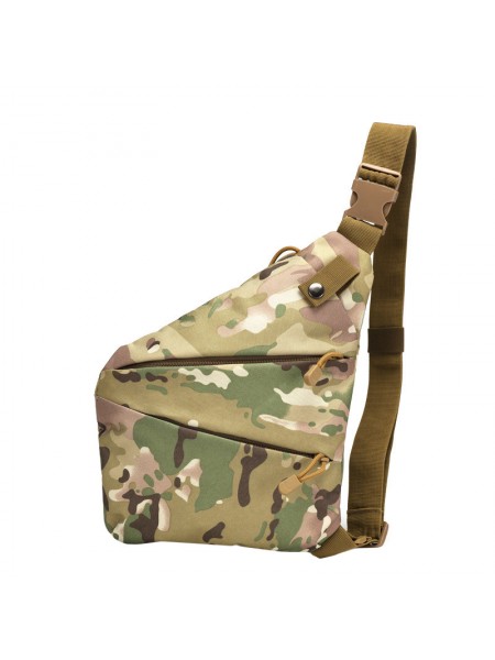 Рюкзак тактичний на одне плече Aokali Outdoor A38 5L Камуфляж (5370-57054)