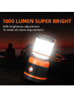 Ліхтар кемпінговий T39 SuperFire 850 Lumen IP45 Black-Orange