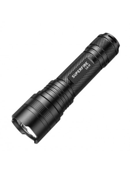 Ліхтарик ручний акумуляторний SuperFire L6-G 2000 Lumen IP46 Black