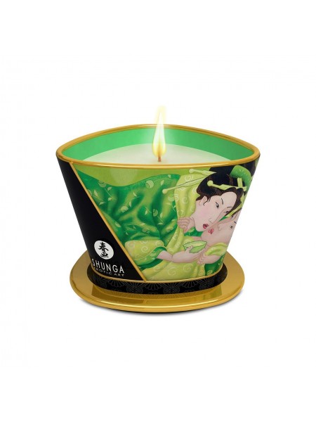 Масажна свічка Shunga MASSAGE CANDLE — Exotic Green Tea 170 мл (SO2515)