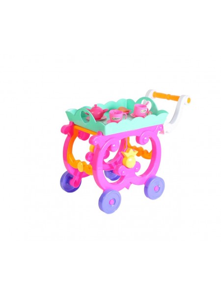 Дитячий набір HDC Trolley з візком і посудом 32х16х41 см Multicolor (1690265549)