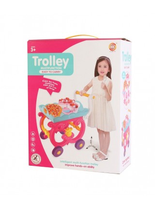 Дитячий набір HDC Trolley з візком і посудом 32х16х41 см Multicolor (1690265549)
