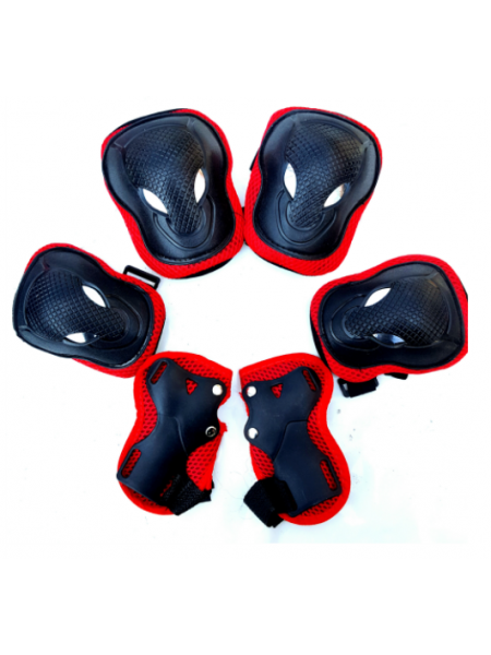 Універсальний комплект захисту SUNROZ Alien Roller Safety Protector для катання для дітей Червоний (SUN8651)