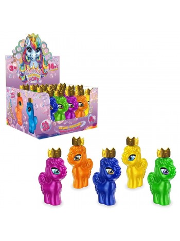 Мильні бульбашки Bubbles Princess Pony укр Dankotoys (BPP-01-01U)
